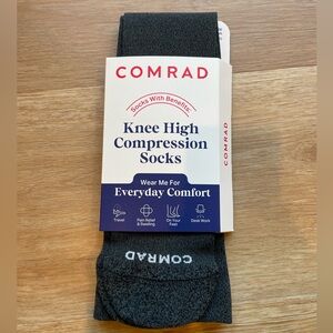 NWT Conrad compression socks heather charcoal medium